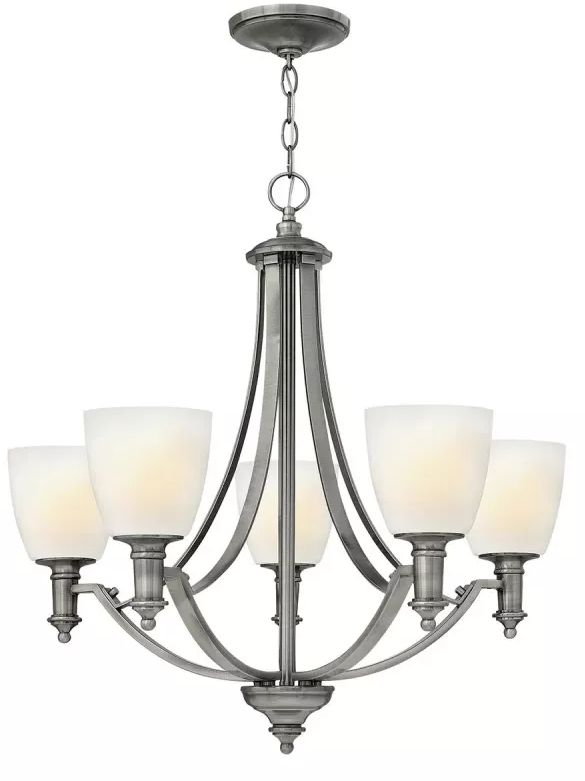 Elstead Lighting Truman lampa wisząca 5x60 W nikiel HK-TRUMAN5