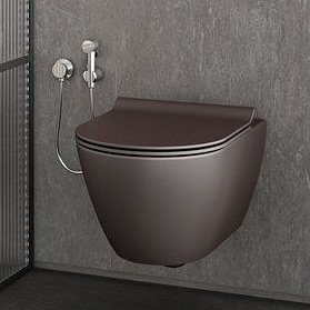 GSI Pura miska WC wisząca bez kołnierza Swirlflush bistro dual-mat 881516