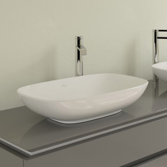 Villeroy & Boch Loop & Friends umywalka 56x38 cm nablatowa prostokątna White Alpin 4A490001 - Wysyłka w 24h