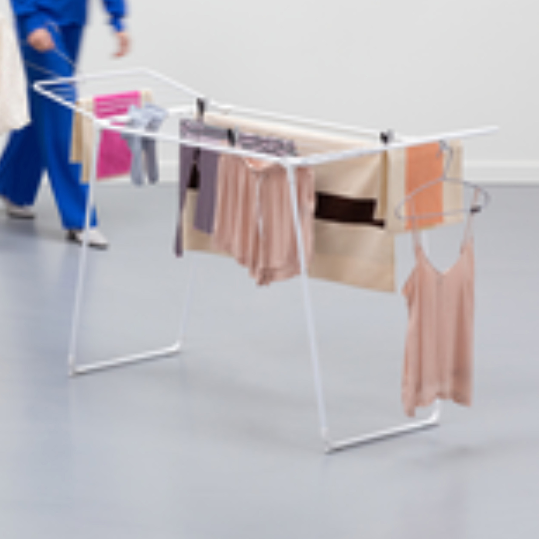 Brabantia HangOn suszarka na pranie Drying Rack Too stojąca biała 232428