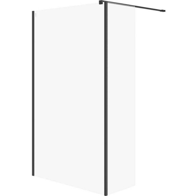 CERSANIT Ścianka prysznicowa walk-in MILLE 123x50x200 czarny S601-178