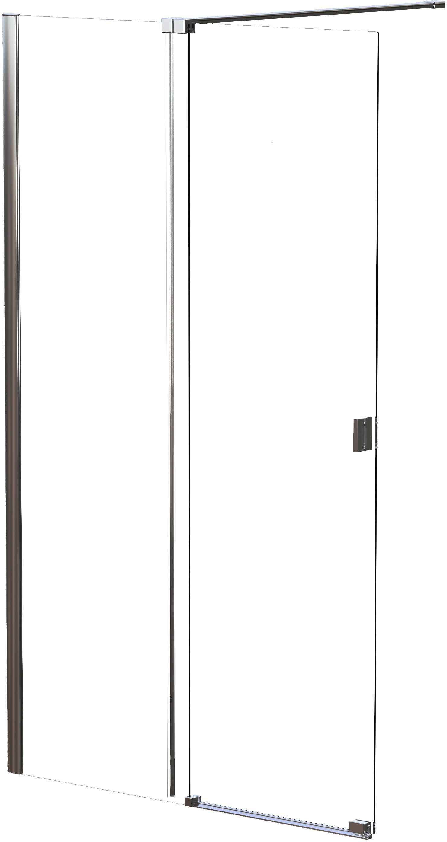 Darmowa Dostawa - Ścianka prysznicowa z drzwiami 110 cm Besco Vayo VY110200C