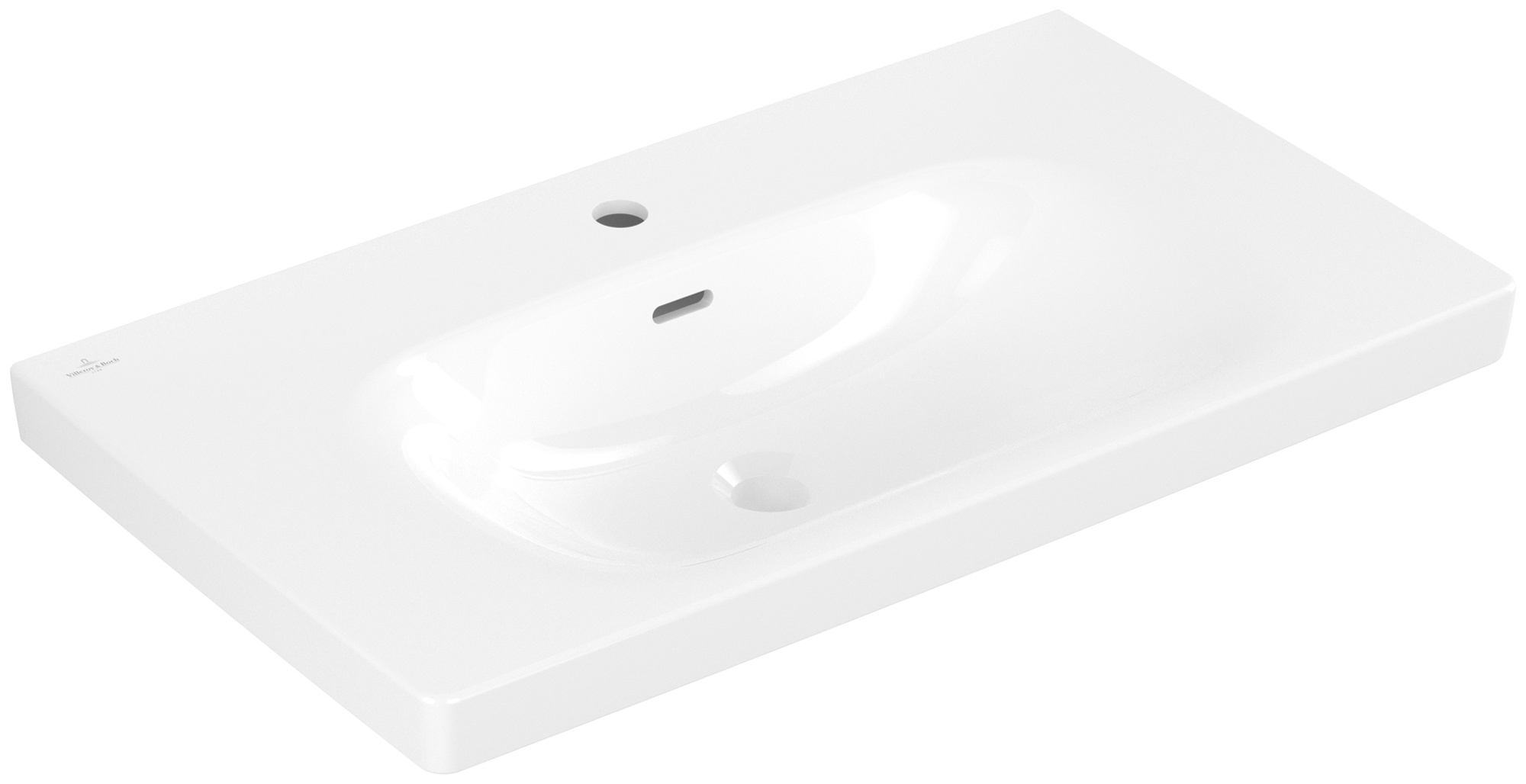 Darmowa Dostawa - Umywalka 80x46 cm prostokątna meblowa biała Villeroy & Boch Skyla 5A518001