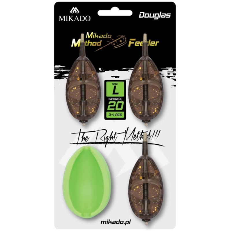 Mikado Zestaw Koszyków Zanętowych Method Feeder + Foremka L