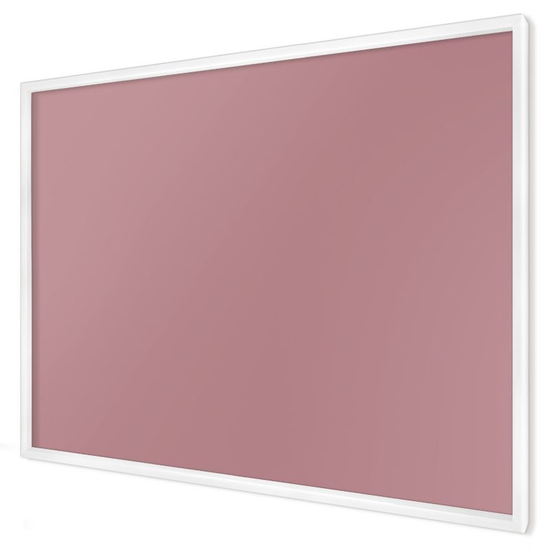 Tablica magnetyczna ozdobna Wallfluent 100x70 Zgaszony róż w białej ramie 1szt