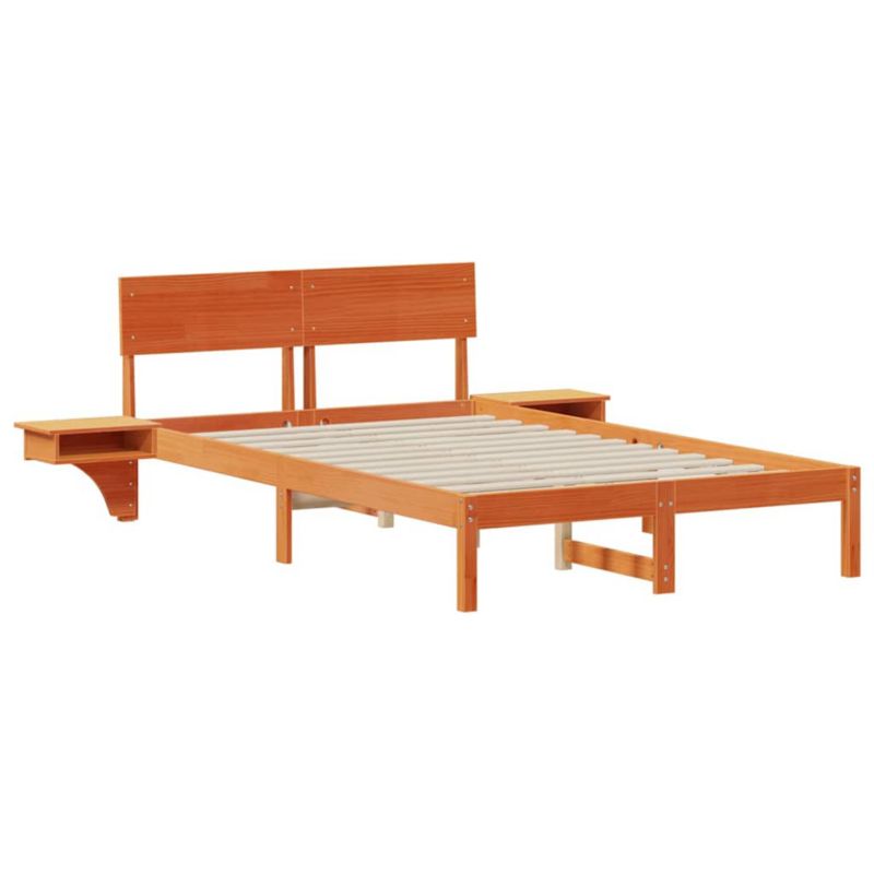 Rama łóżka WaszeMeble 135x190 cm Woskowy brąz sosna WM-873456 1 szt.