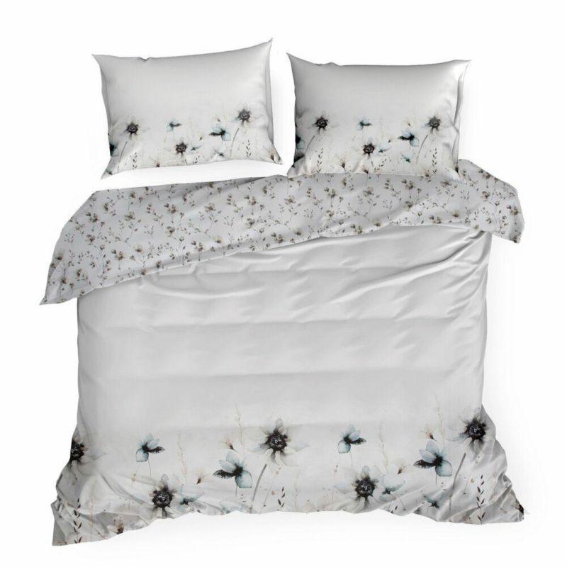Pościel Premium22 Eurofirany 160 x 200 beżowa bawełna satynowa 1 kpl.