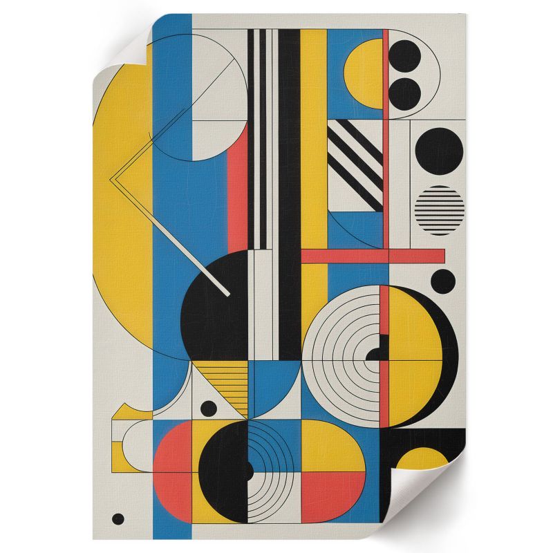 Plakat Ścienny ArtPrintCave 59,5x84 cm Kolorowa geometria Kangaroo 1 szt.
