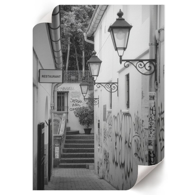 Plakat Do Sypialni ArtPrintCave 42x59,5 cm Miejski zaułek Elowen 1 szt.