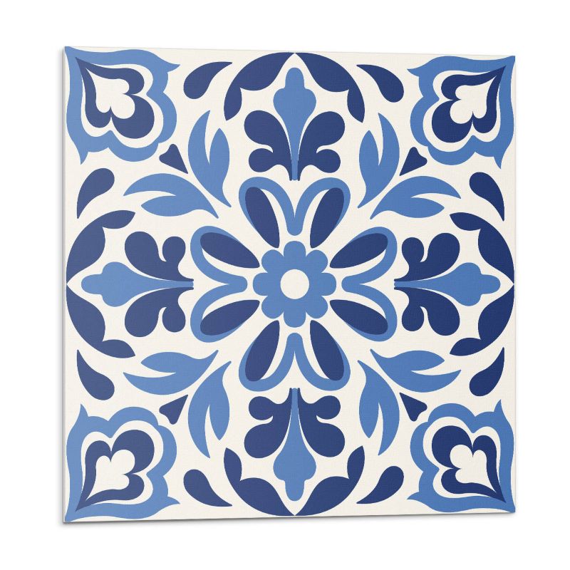 Kafelki samoprzylepne Wallfluent 30x30 cm Roślinny wzór artystyczny 9 szt.
