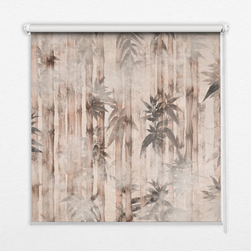 Roleta Okienna Tulup 80x180 cm Liście Montaż do ściany/sufitu 1 szt.