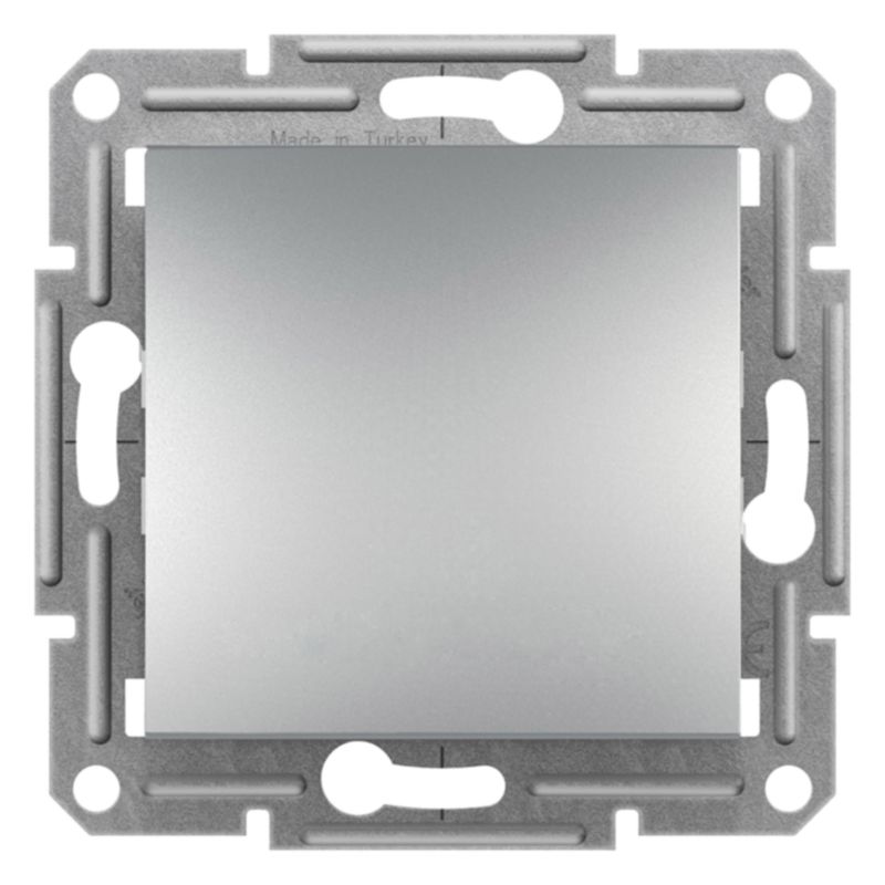Łącznik schodowy Schneider Electric bez ramki aluminium 1 szt.