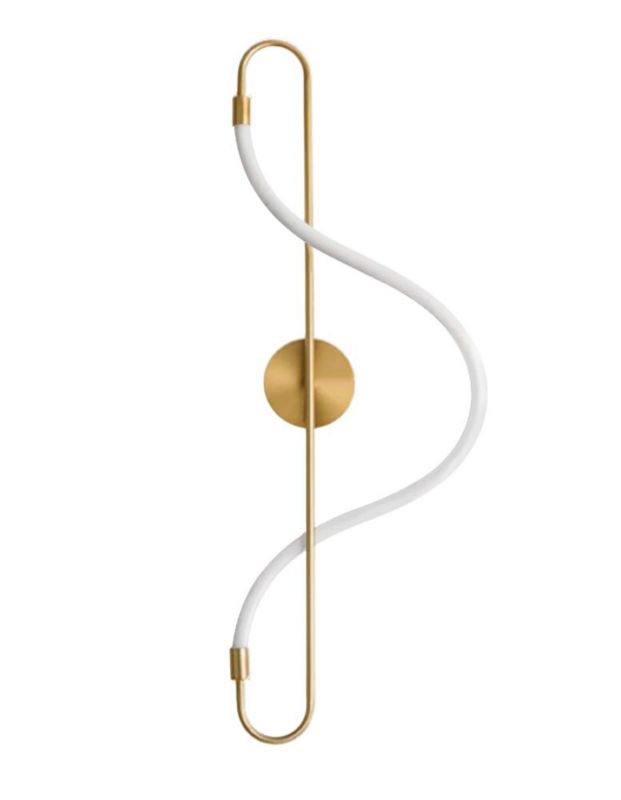 Kinkiet Toolight Led App858-W Long Złoty 78X30X78Cm 1Szt