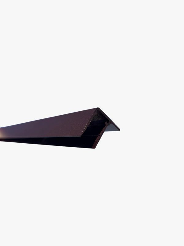 Profil zamykający TECH-PLAST aluminiowy F 10mm RAL 8017 (brąz) 7,00m - 1 szt.