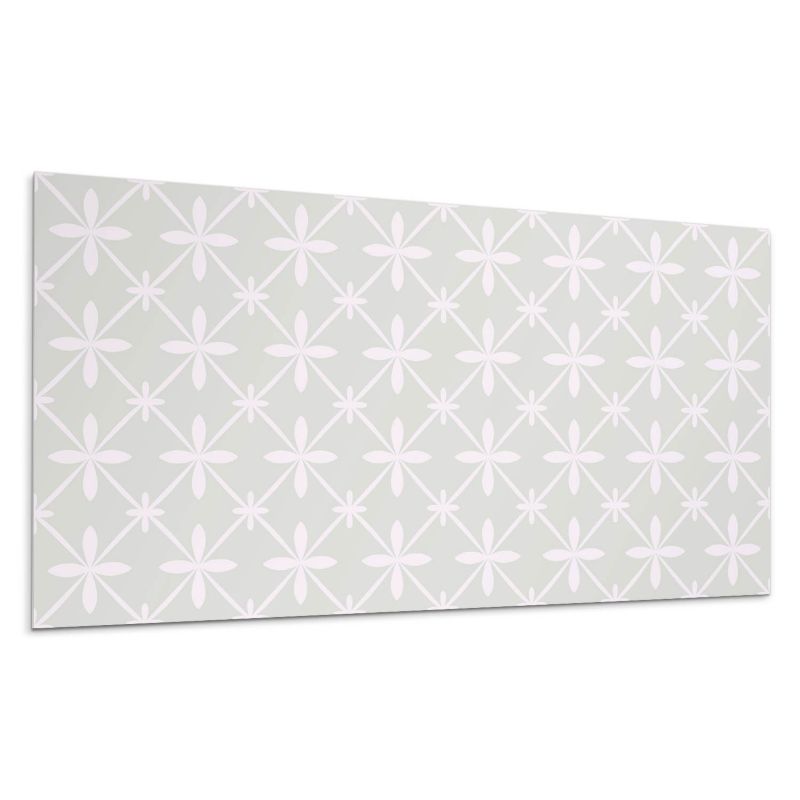 Panele samoprzylepne Wallfluent 60x30 cm Florystyczna siatka z kwiatami 6 szt.