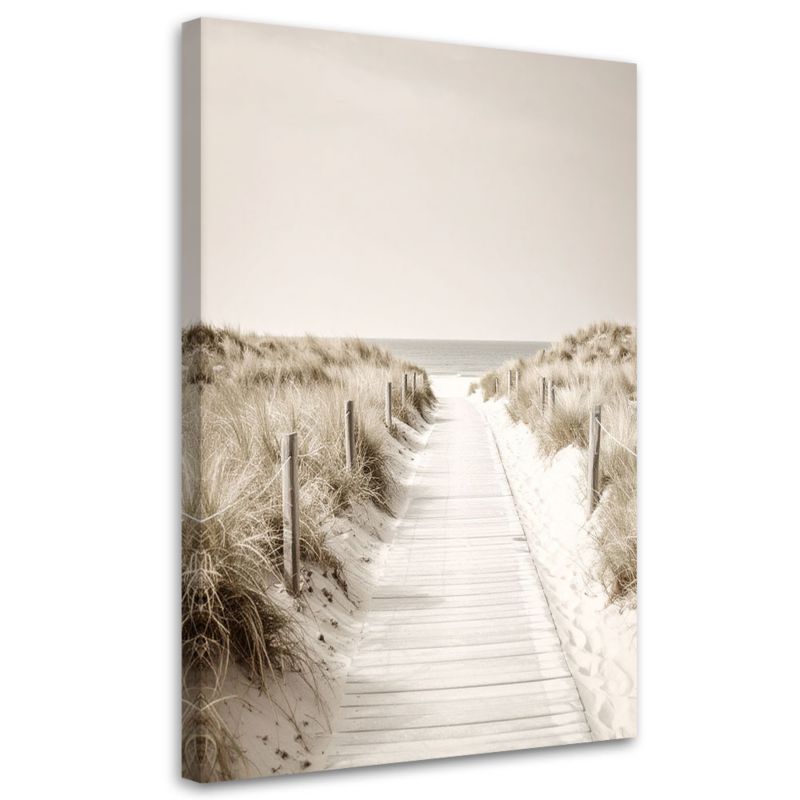 Obraz do salonu sypialni biura Feeby Ścieżka na plażę krajobraz natura 40x60cm 1szt