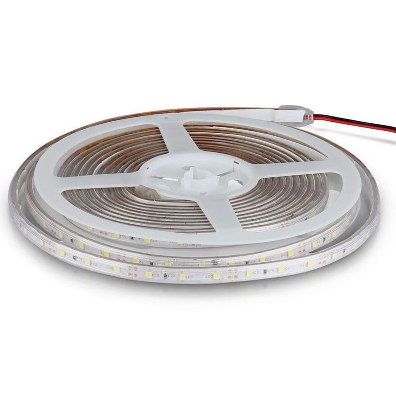 Taśma LED SMD3528 300LED IP65 RĘKAW 5W/m VT-3528 60-N 6500K 420lm V-tac 1 szt.