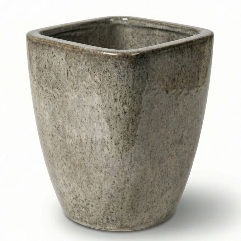 Donica ceramiczna Provencelia VAUBAN Kolorowy, sred.18 x H21 cm, mrozoodporna, rękodzieło, szkliwiona 1 szt.