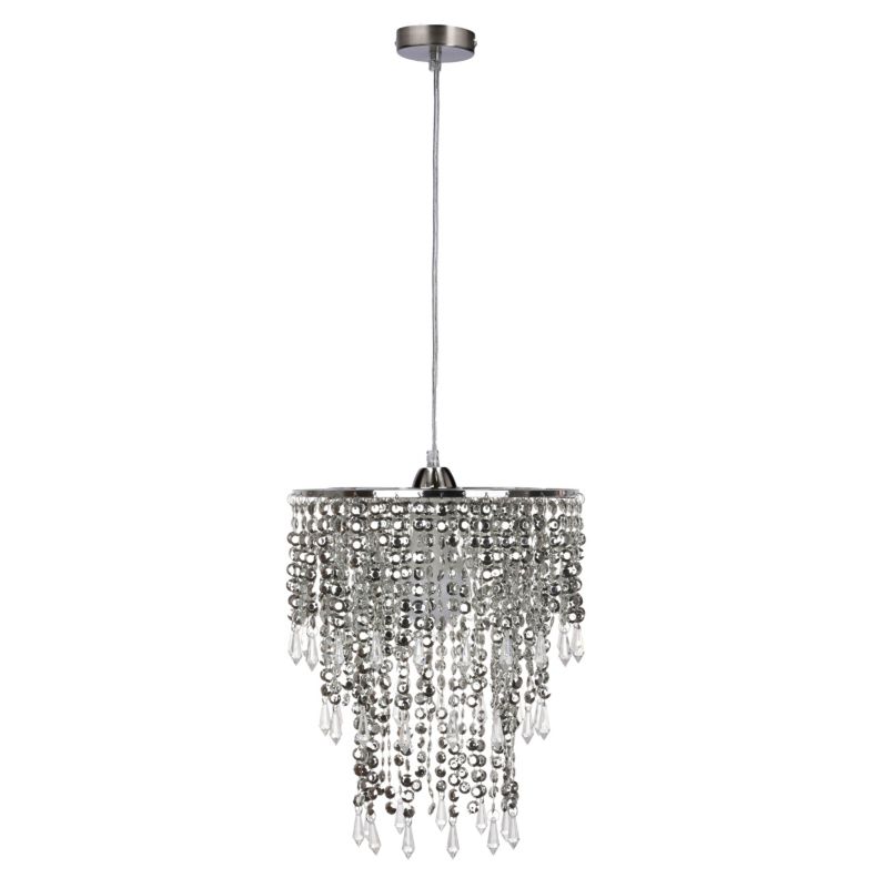 Lampa sufitowa koraliki Candellux Rina chromowana-srebrna 1xE27x60W IP20 wym:110x22,5x22,5cm - 1 szt.