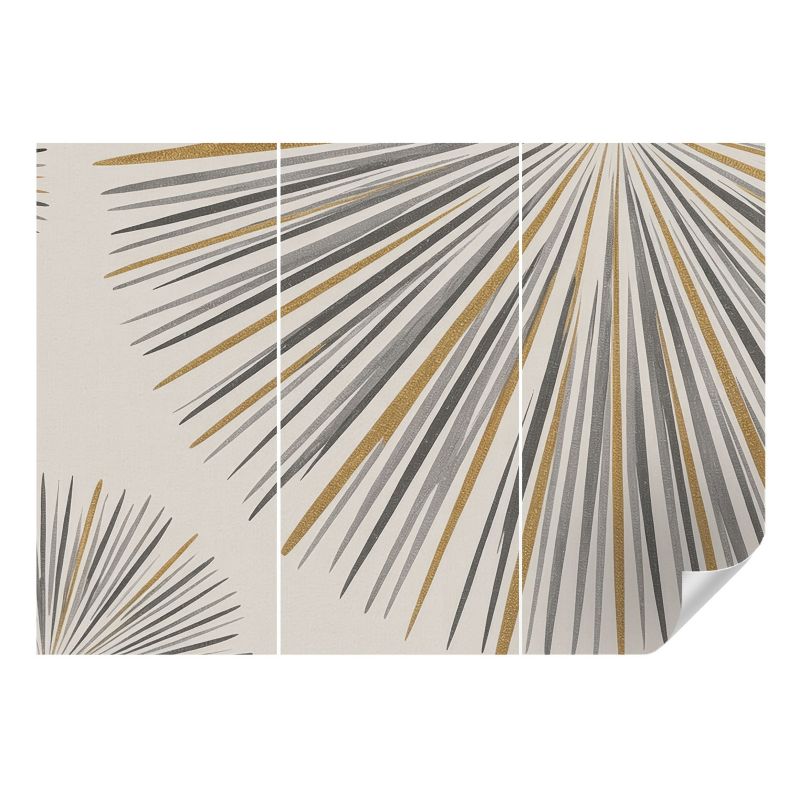 Tapeta samoprzylepna Wallfluent 312x219 cm Geometryczne wachlarze Dla Miłośników Nowoczesnego Designu 1 szt.