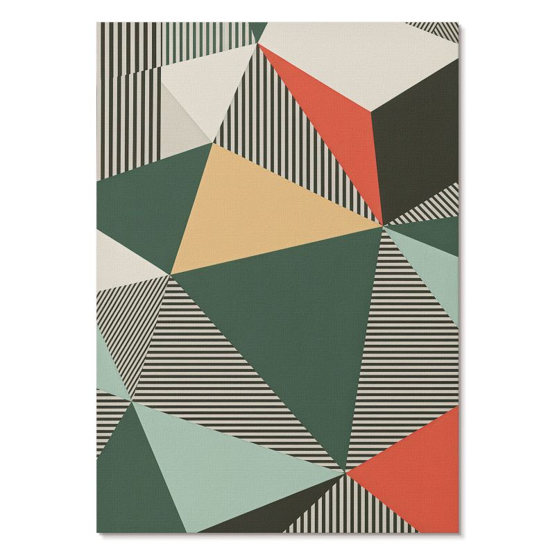 Nowoczesny Plakat na Płótnie Tulup 59,4,x84 cm (A1) Geometryczne wzory Do salonu, biura, przedpokoju 1 szt.