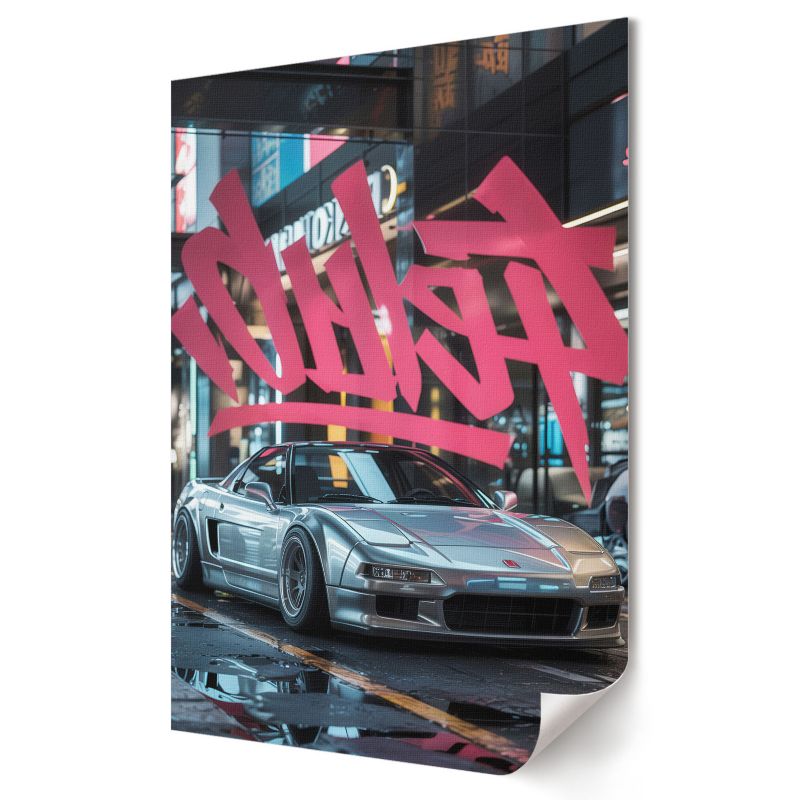 Plakat na płótnie Wallfluent Format A2 Samochód graffiti Formacja Artystyczna Vinci Group 1 szt.