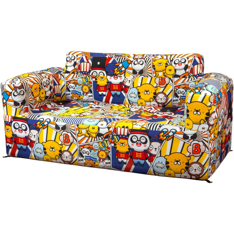 Sofa dmuchana kolorowa Yolco GS4W 1 szt.
