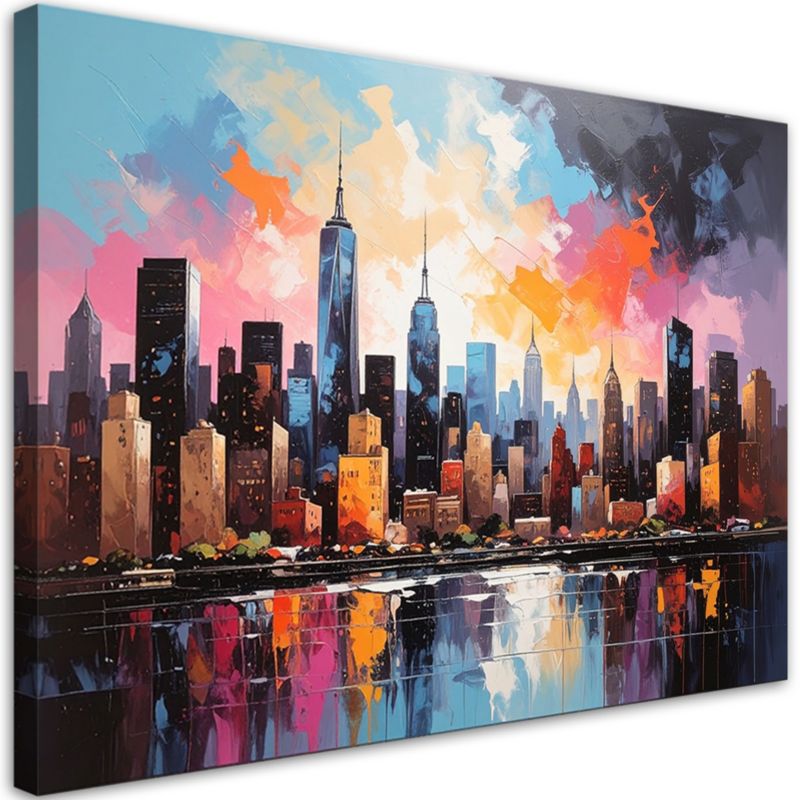 Obraz nowoczesny do salonu sypialni kuchni biura loftu Feeby Kolorowe 120x80cm 1szt