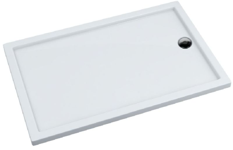 Brodzik prysznicowy Schedpol Corrina New 100x80 cm prostokątny biały kompozyt 1 szt.