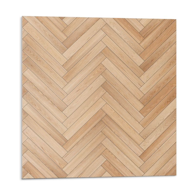 Kafelki samoprzylepne Wallfluent 30x30 cm Wzór jodełkowy w aranżacji 9 szt.