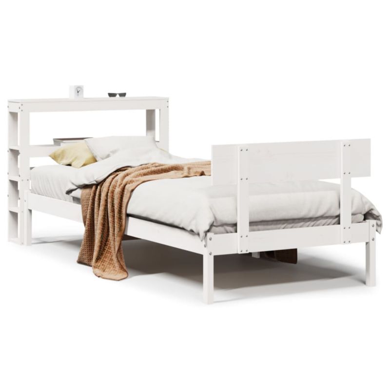 Rama łóżka WaszeMeble 80x200 cm Biały sosna WM-3305785 1 szt.