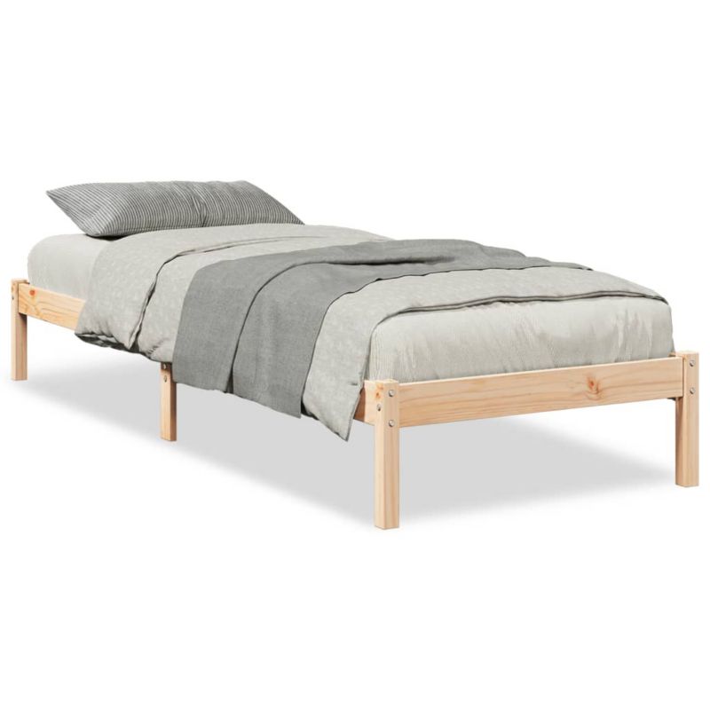 Łóżko drewniane WaszeMeble 80x210 cm brązowe WM-852400 1 szt.