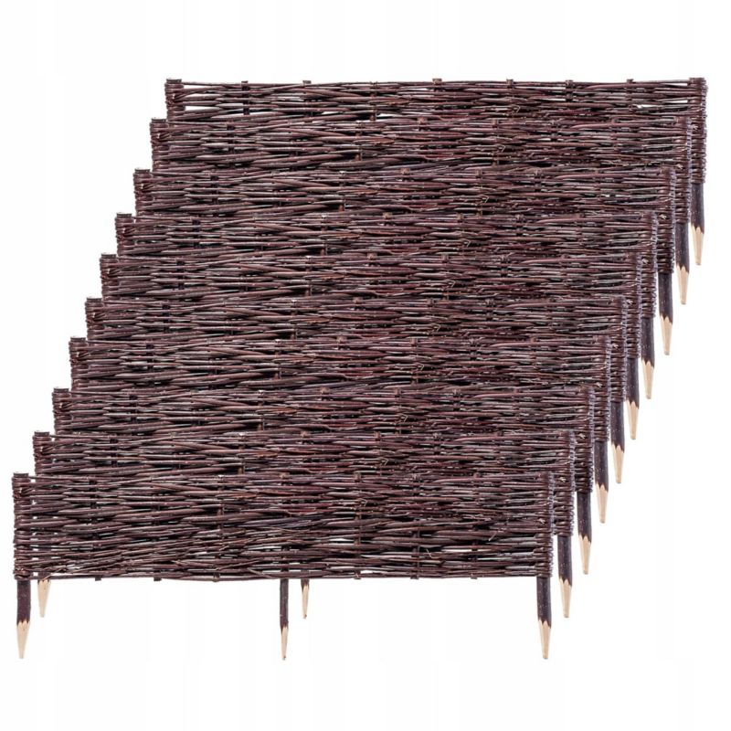 Palisada Wiklinowa KADAX Płotek 100x20cm Obrzeże 10szt