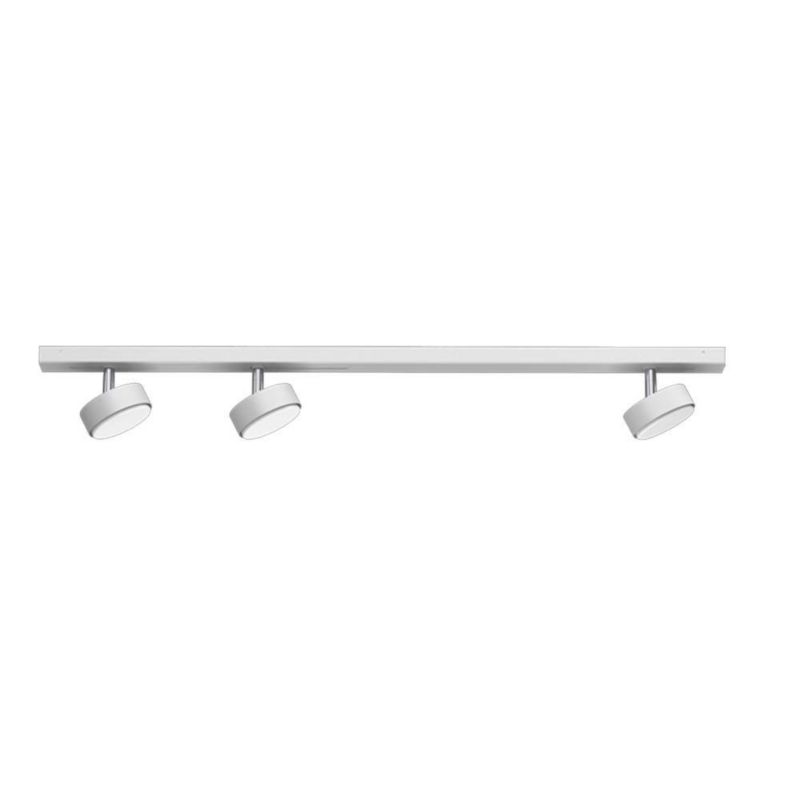 Lampa sufitowa Brosline System Line Move biała wym: 9 x 100 x 8 cm 3xGX53 x 9W 1 szt.