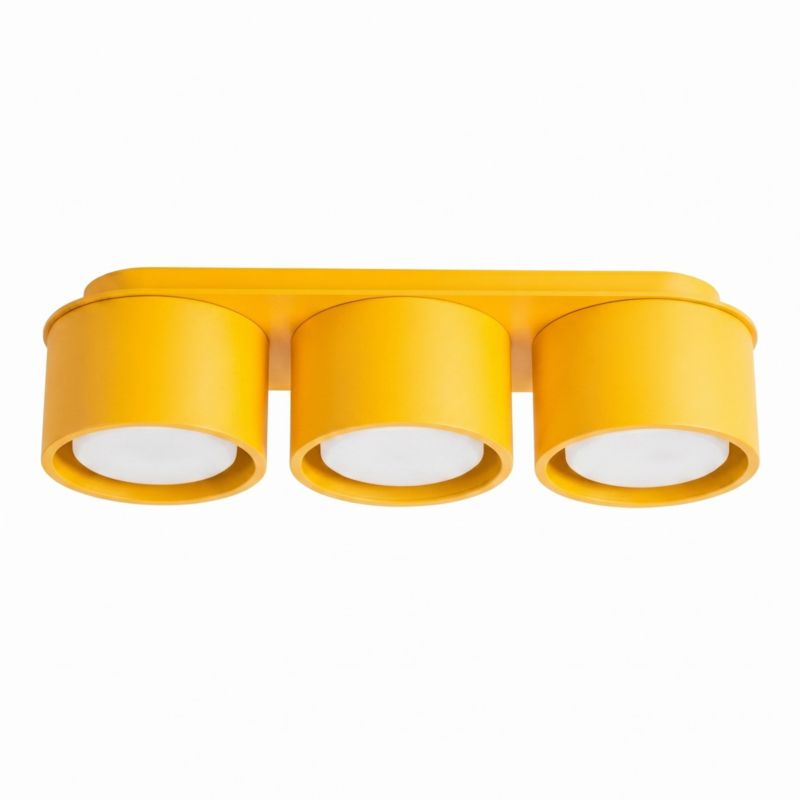 Plafon MODO 3 żółty Gx53 Sollux Lighting 1 szt.