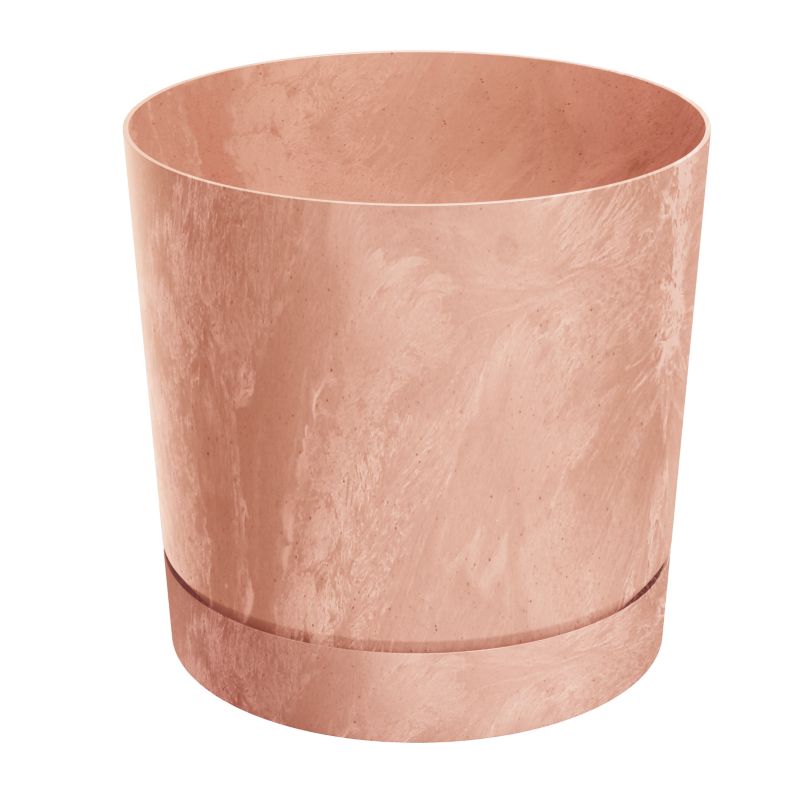Doniczka Prosperplast Tubo P Beton Effect 24 cm terakota