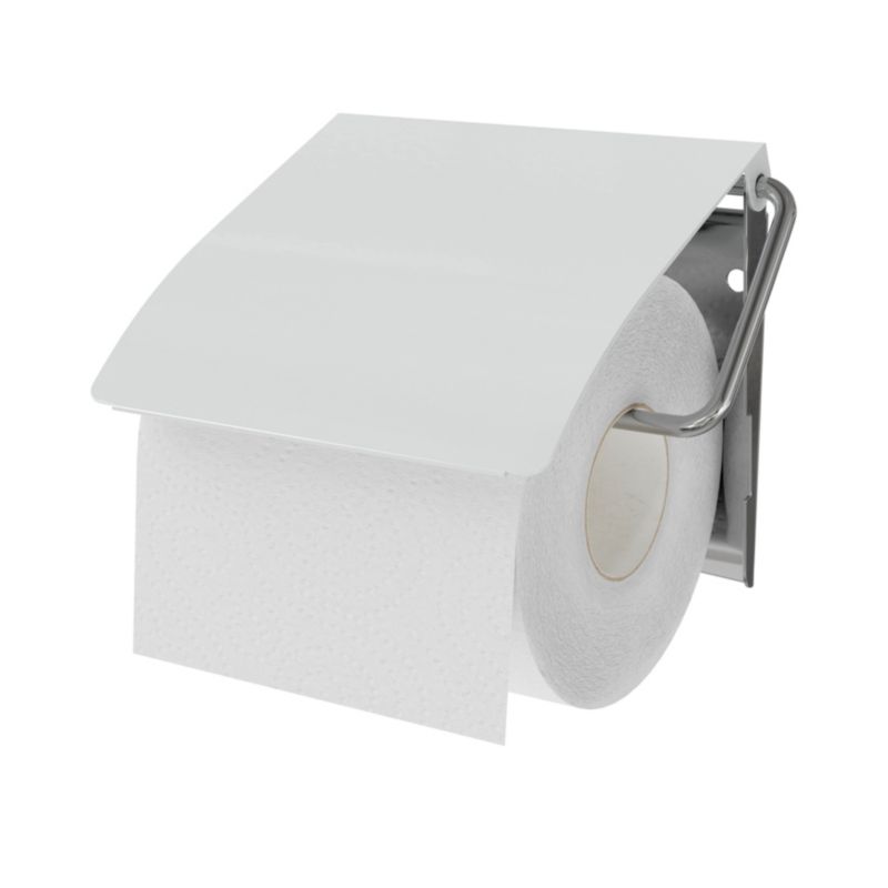 Uchwyt na papier GoodHome Koros biały