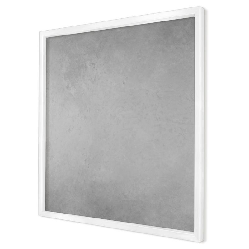Ozdobna tablica na magnesy Wallfluent 50x50 Srebrzysta mgła w białej ramie 1szt