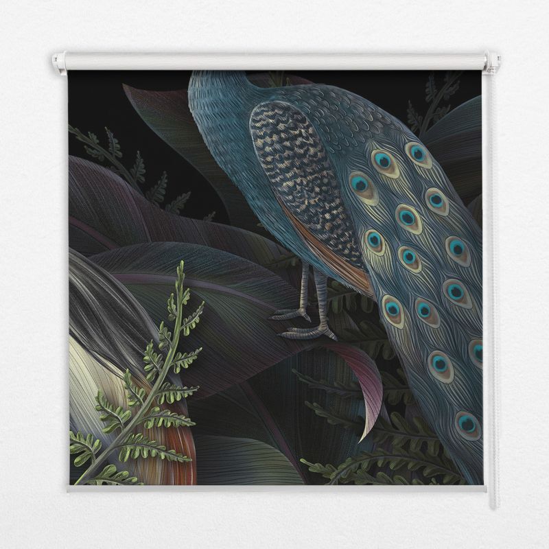Roleta Do Okien Tulup 70x140 cm Ptaki W Zieleni Montaż do ściany/sufitu 1 szt.