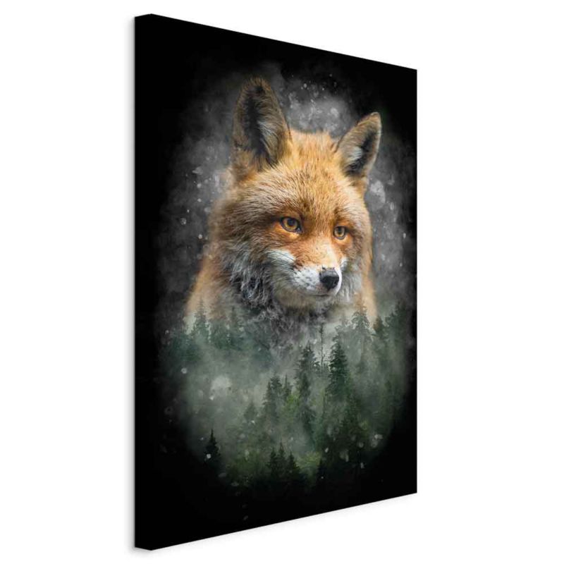 Obraz Artgeist Leśne życie 80 x 120 cm płótno włoskie 1 szt