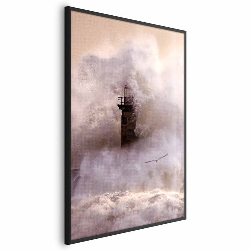 Plakat Artgeist Sztorm 21x30 cm z ramą czarną 1 szt