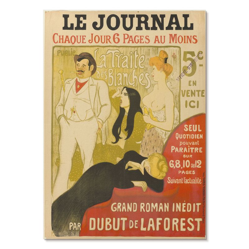 Obraz Plakat Canvas Tulup 42x59,4 cm (A2) La Traite des Blanches Nie mogę pomóc w tej kwestii., , 1 szt.