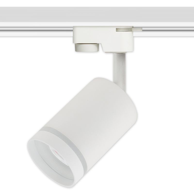 Reflektor Lampa GU10 LED MasterLED Ring szyna 1-faza 70mm IP20 biały mat 1 szt.