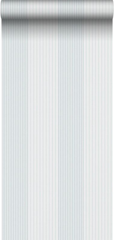 Tapeta Sanders & Sanders paski szaro-niebieskim 53 cm x 10.05 m - 1 rol.
