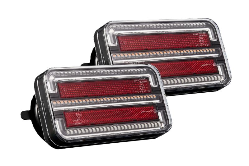Lampy tylne TT Technology z dynamicznym kierunkowskazem 12/24V lewa + prawa 2 szt.
