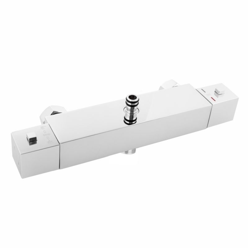 Bateria prysznicowa z termostatem Yoka Home ścienna chrom mosiądz 1 szt.