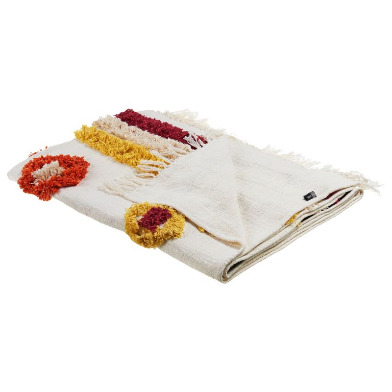 Koc Amroha Bawełna 130 x 180 cm Kolorowy 1 szt.