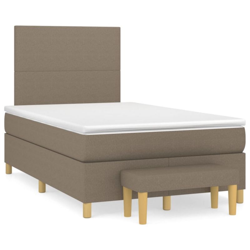 Łóżko z materacem WaszeMeble 120x200 cm taupe WM-3136985 1 szt.