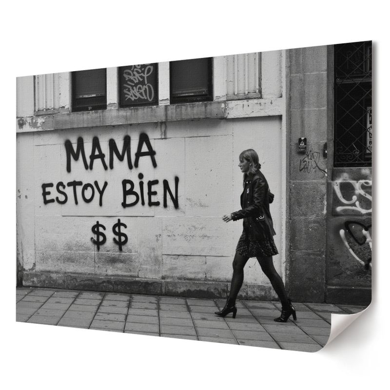 Plakat Wallfluent Format A4 Graffiti ulica Artysta Versus 1 szt.