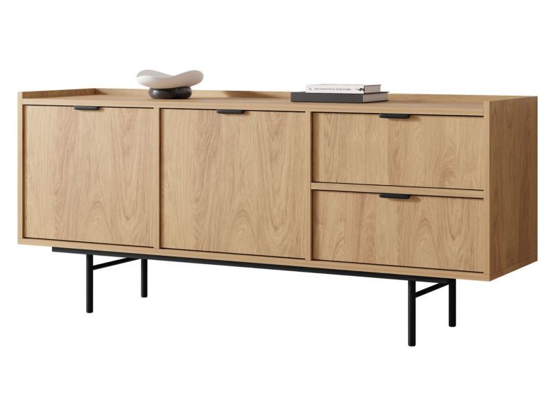 Komoda MIRJAN 24 Edison 2D2S dąb hikora 1 szt.